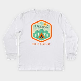 Brevard North Carolina NC Tourist Souvenir Kids Long Sleeve T-Shirt